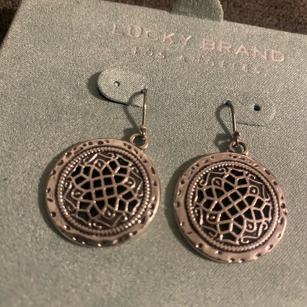 Lucky Brand Dangling Silver Earrings Brand New Lucky Brand Dangling Silver Earrings Brand New